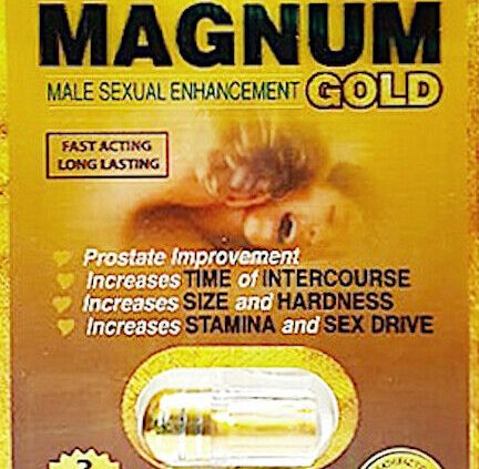 LOWEST PRICE! 10 packs of Magnum Gold 24K Male Enhancement