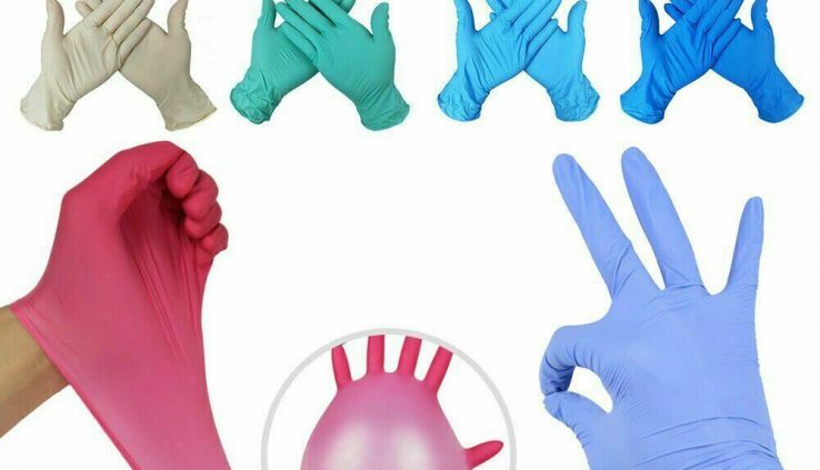 2020 NEW 100/50 PCS Exam Gloves Nitrile Effectively being Powder Free Non Vinyl Latex USA