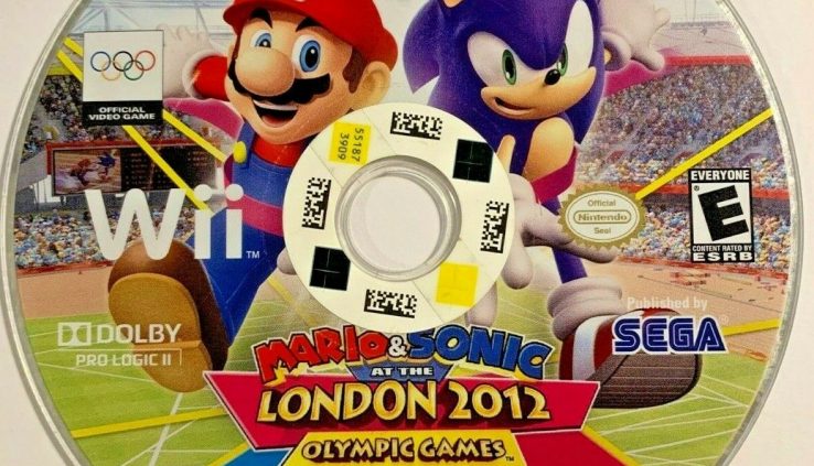 Mario & Sonic at the London 2012 Olympic Games (Nintendo Wii, 2011) Disc Completely!