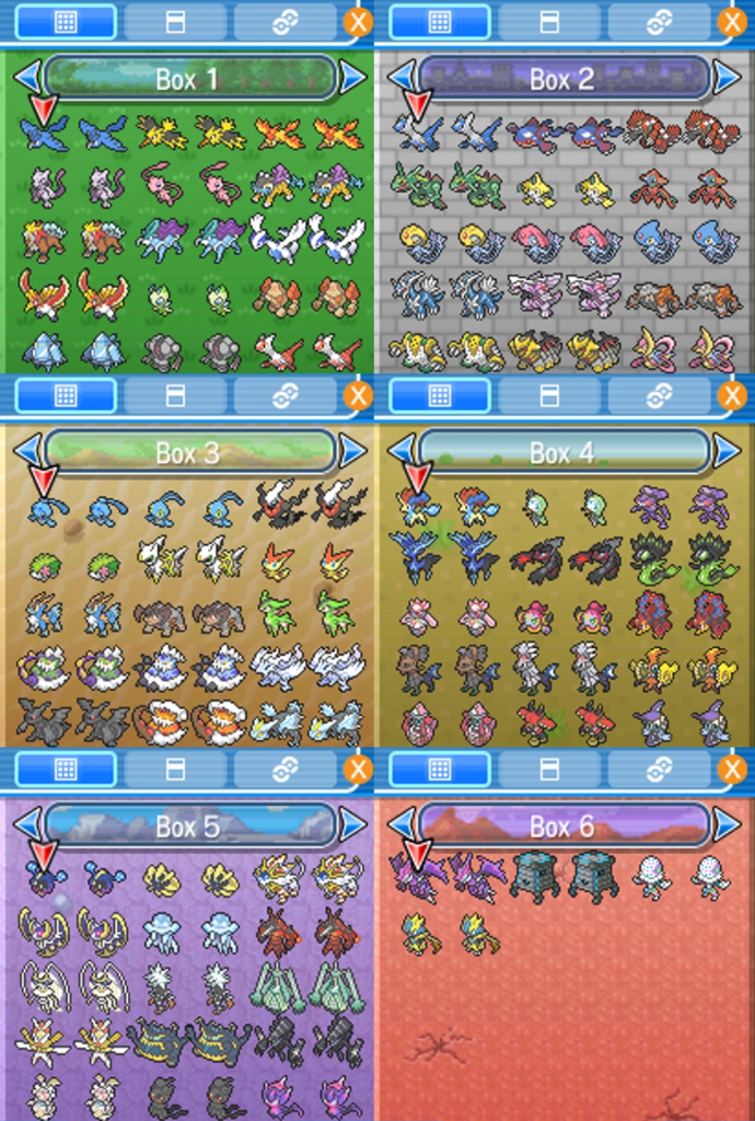 Pokemon Home - All Mythical and Legendary from Gen 7 & beneath ...