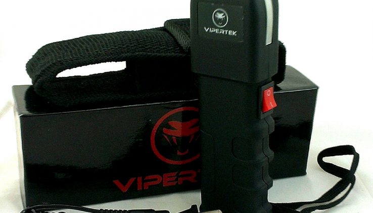 VIPERTEK VTS-989 Stun Gun Rechargeable Self Protection Heavy Accountability