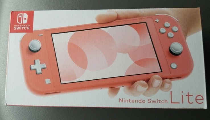 NINTENDO SWITCH LITE CORAL 32GB PINK *NEW FACTORY SEALED SHIPS SAME DAY*