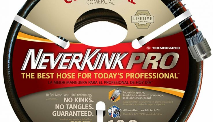 Backyard Water Hose 5/8 in. Dia x 100 feet. Heavy Responsibility Neverkink Industrial Outdoor