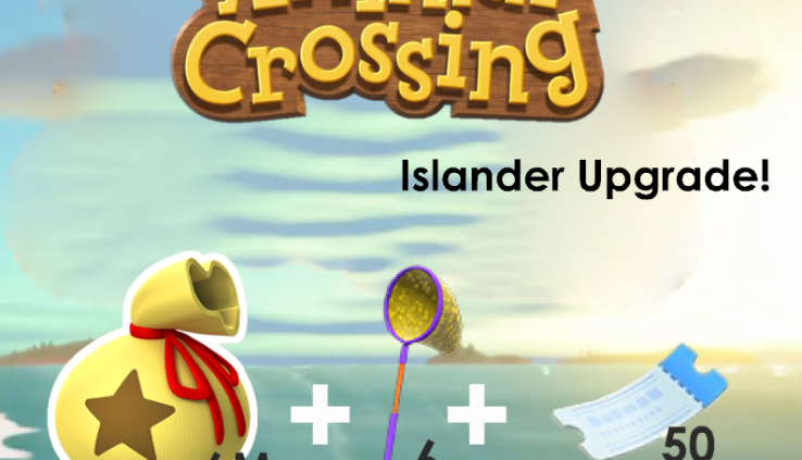 Animal Crossing Novel Horizons – ALL 6 GOLDEN TOOLS + 6 MILLION BELLS + 40 TICKETS