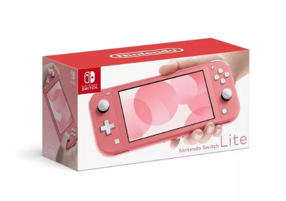 Nintendo Change Lite - Coral Original in Hand (pre-orders Equipped Out