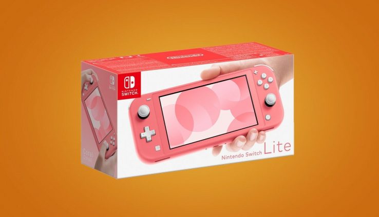 Nintendo Switch Lite Console (Coral) Pink – Model Contemporary In Hand Ships Like a flash