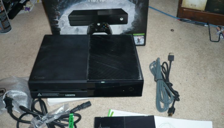 XBox One Authorized 1TB Console Extinct w/ Field, Hookups, Controller