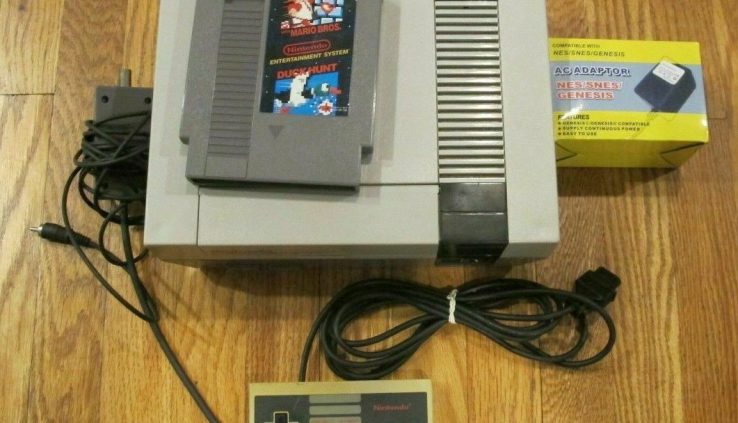 Nintendo NES Bundle – Refurbished 72 Pin – Disabled Lockout Chip – Tremendous Mario