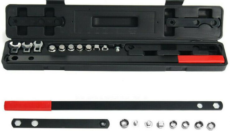 16Pcs Wrench Serpentine Belt Force Tool Kit Car Restore Feature Sockets Unusual