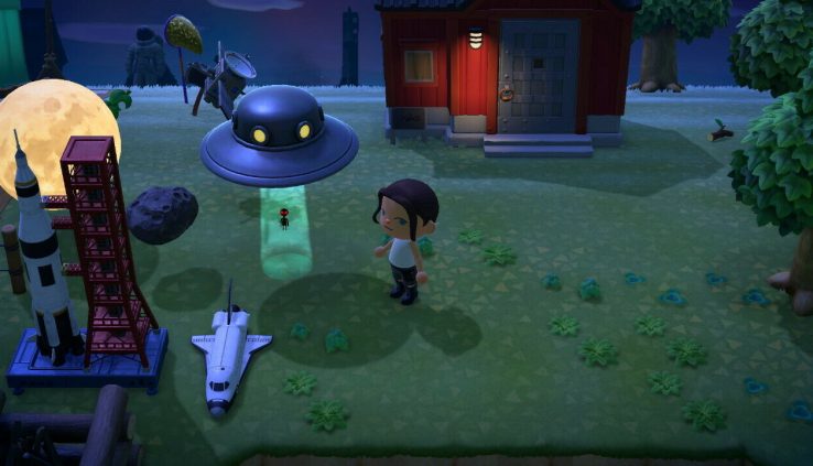 Animal Crossing Contemporary Horizons Rocket Flying Saucer Space Swimsuit Lunar Rover Lander