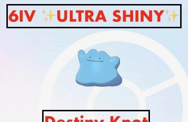 -Pokemon Sword and Defend- ✨Ultra Shining✨ 6IV Ditto FAST DELIVERY