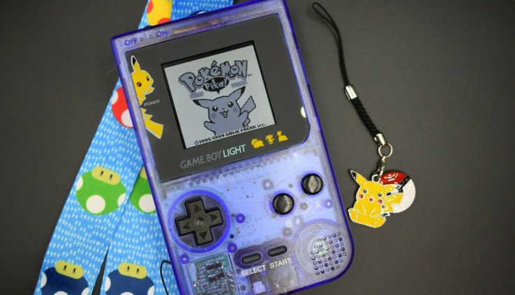 Nintendo Sport Boy Pocket Handheld System Special Pokemon Edition Mod Light