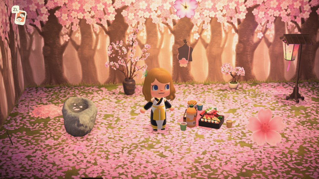 Animal Crossing New Horizons FULL Cherry Blossom Sakura Quandary DIY