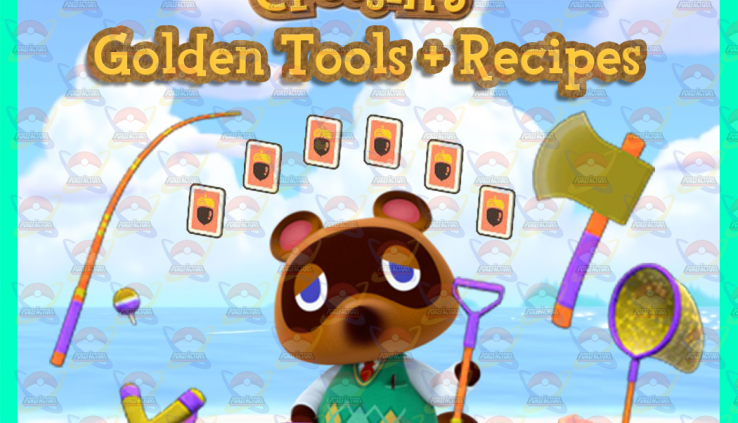 Animal Crossing New Horizons 🏠 Golden Tools + Recipes 🔥 Hasty Supply 🛫