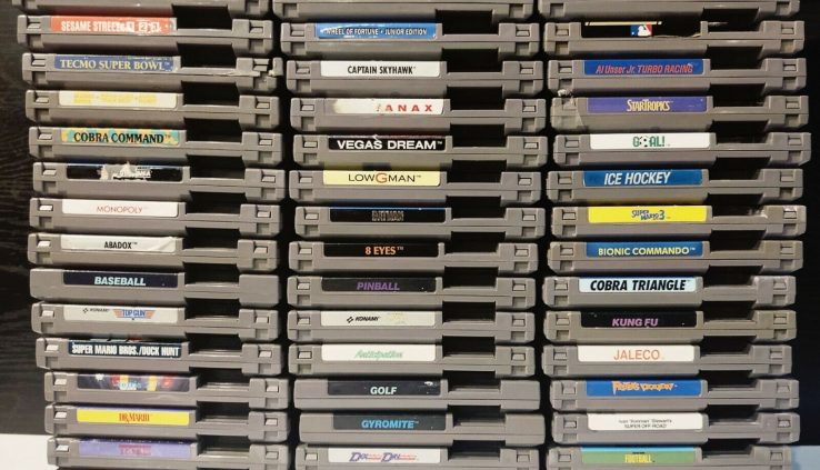 Mountainous Lot of Nintendo NES Games – Cleaned, Examined, Working – Spend and Take!