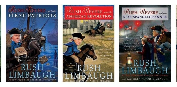 NEW Flee Revere Area of 5 Hardcover Book Limbaugh Kid History Presidency Pilgrims