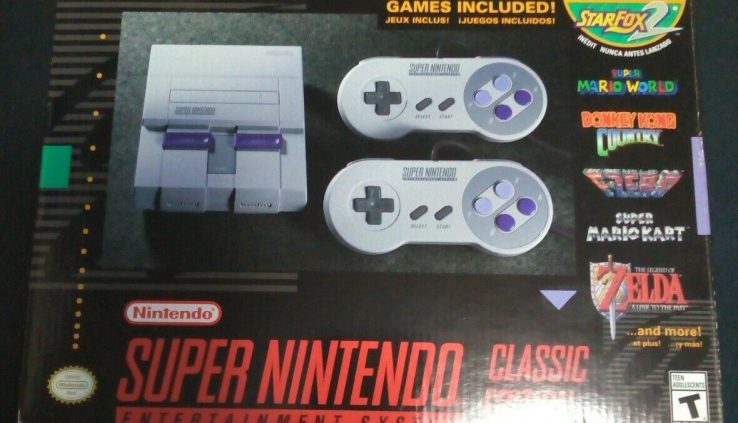 Gargantuan Nintendo SNES Mini Classic Version Console USA Legit NEW