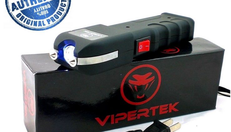 VIPERTEK Excessive Voltage 180 Billion Volt Rechargeable Stun Gun – Interesting LED Light