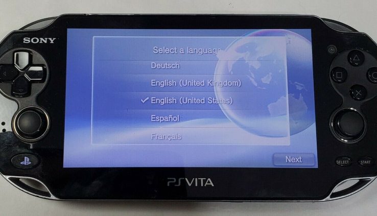 Sony PlayStation Vita PCH-1001 Wi-Fi Console – Dusky PS Vita Tall Working!