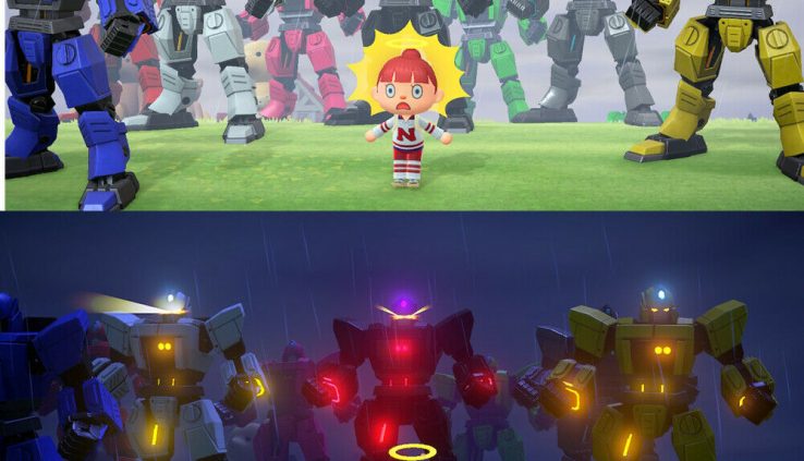 Animal Crossing Unique Horizons ALL Colors ROBOT HERO Bundle In sport item