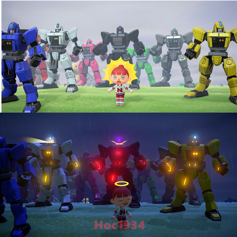 Animal Crossing Unique Horizons ALL Colors ROBOT HERO Bundle In sport