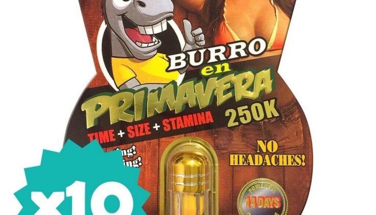 Burro en Primavera 250K – x10 ONLY $1 EACH [Male Enlargement Pills]