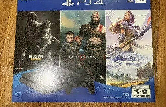 SONY PLAYSTATION 4 Slim 1TB CONSOLE PS4 BUNDLE 3 GAMES INCLUDED Free Offer