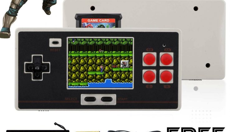 FC Retro Traditional Mini Handheld Game Console 638 Video games Family Pocket Game Participant
