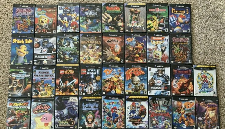 GAMECUBE GAMES!! Uncover & Eradicate Video Games!!! All in Out of the ordinary Condition.