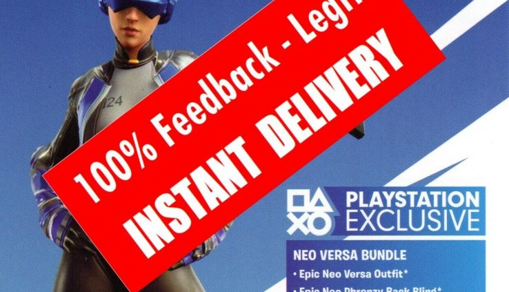PS4 Abnormal Fortnite: Tale Neo Versa Skin +500 V-Bucks LATAM & BRAZIL in 5min