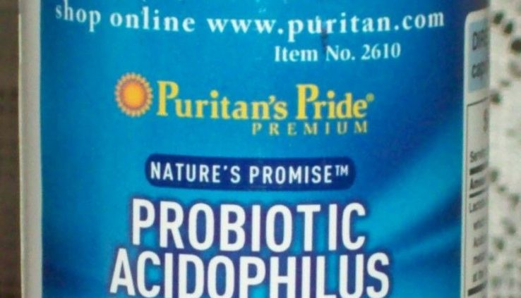 Probiotic Acidophilus 100 Million Full of life Cultures 100 CAPSULES Digestive Smartly being