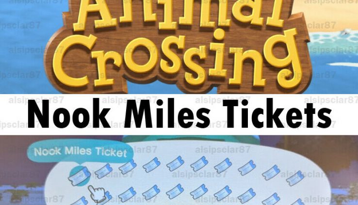 [Animal Crossing New Horizons] 💰 300 Nook Miles Tickets 💰 Rapid Offer