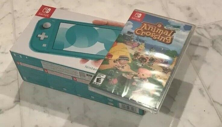 **NEW** Nintendo Switch Lite Console & Animal Crossing: Novel Horizons Sport