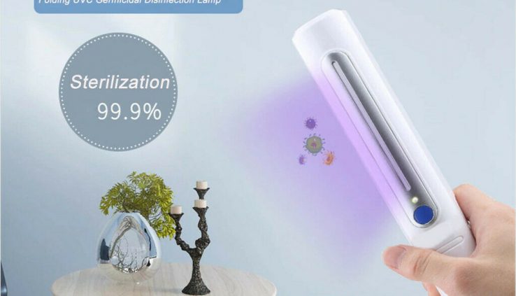 5W UV UVC Transportable Handheld Germicidal Lamp Ultraviolet Disinfection Light