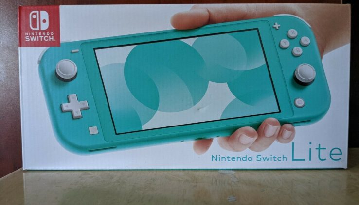 Nintendo Swap Lite Handheld Video Recreation Console Turquoise  – Establish Fresh
