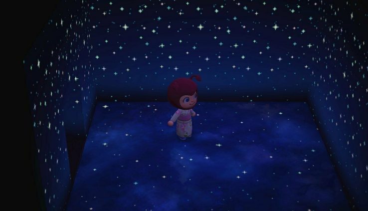 Animal Crossing Recent Horizons Improbable MOTION wall paper/ ground RARE