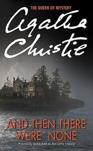 And Then There Were None by Agatha Christie ~ Paperback. Recent!