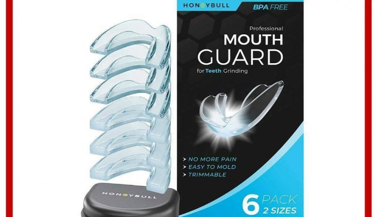6 Pack Mouth Guard for Grinding Enamel Clenching at Evening Whitening Sports activities 2 Dimension