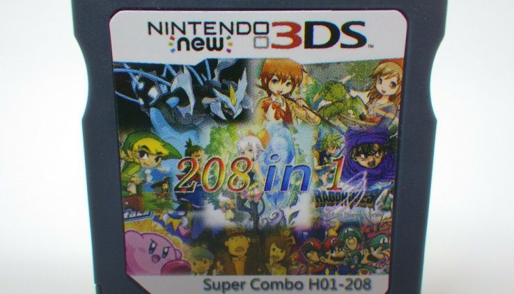 208 in 1 Game Games Cartridge Multicart For Nintendo DS NDS NDSL NDSi 2DS 3DS