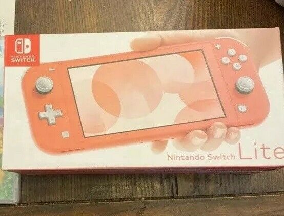 Nintendo Switch Lite Coral Switch Ships Free! Designate New With Receipt!