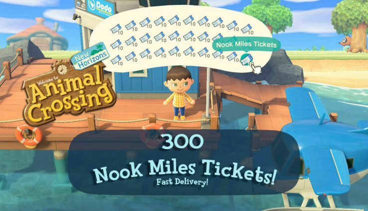 300x Nook Miles Tickets Animal Crossing Novel Horizons! Speedy Provide!!!