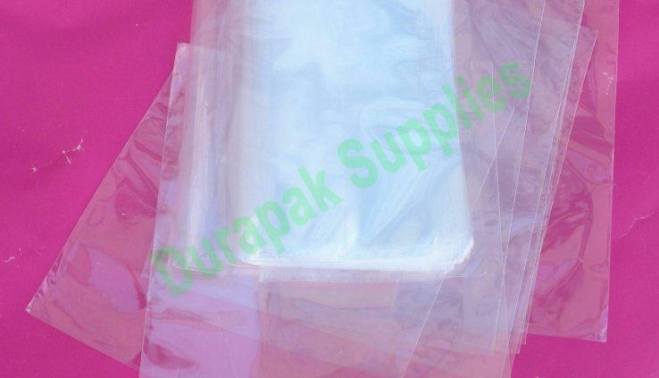 500 to 3000 pcs 4×6″, 6×6″, 6×7″ as much as 8×12″ PVC Warmth Shrink Wrap Film Flat Bags