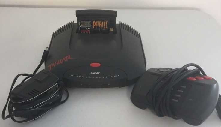 Atari Jaguar Console With Strength,No AV Swap,Controller, 1 Game. Fully Tested