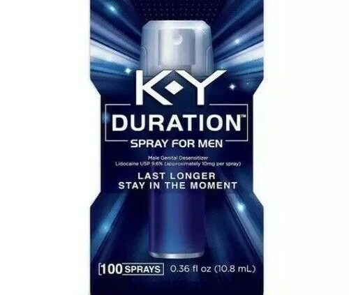 NEW KY DURATION SPRAY for MEN LAST LONGER,  Preserve N   100 SPRAYS  Expired 10/18