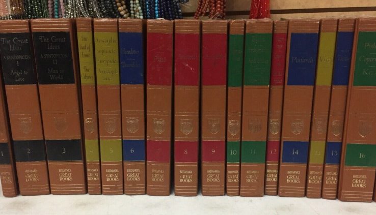 Vintage Britannica Sizable Books 1-54 Bought In my idea