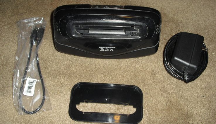 Sega Genesis 32X Console, Cable, Energy ,Spacer  tested working!