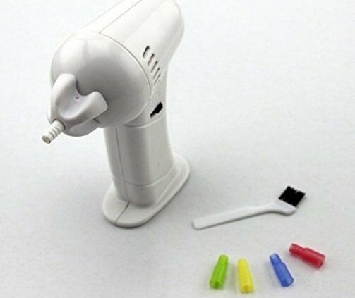 Electrical Cordless Vacuum Ear Cleaner Wax Vac Cleaning Remover Painlessly Instrument