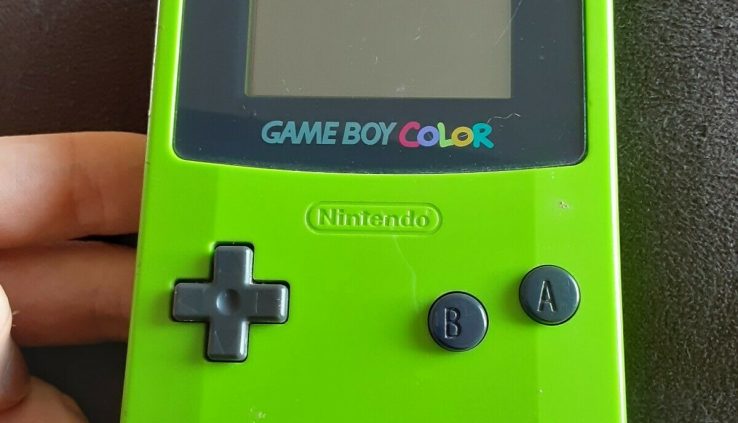 Tested, Working Gameboy Color Handheld – LimeGreen. Free Transport!