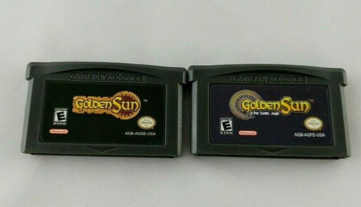 Golden Solar & Golden Solar the Lost Age Games –  USA seller – Sport Boy Advance GBA
