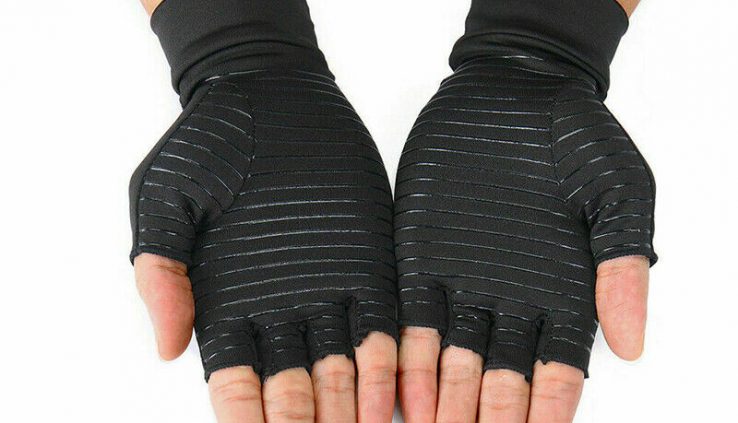 1 pair Copper fit Compression Arthritis Gloves Easiest Copper Infused Match Glove